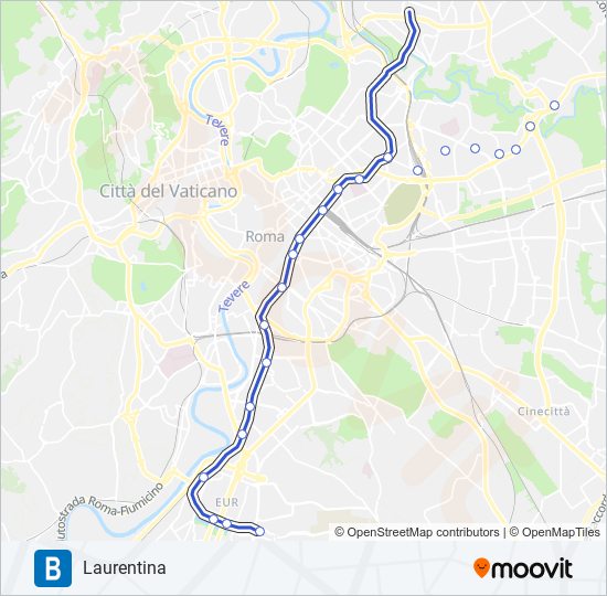 Linea B: Orari, Fermate E Mappe - Laurentina (Aggiornato)