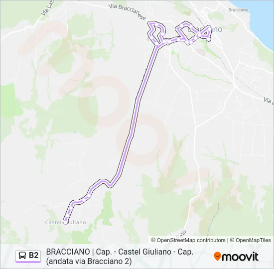 B2 Bus Line Map