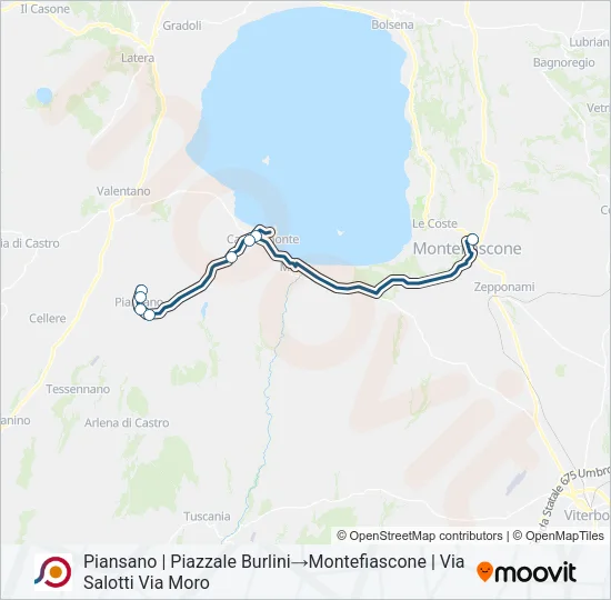 COTRAL Bus Line Map