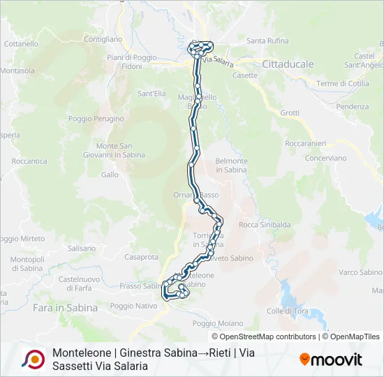 COTRAL Bus Line Map
