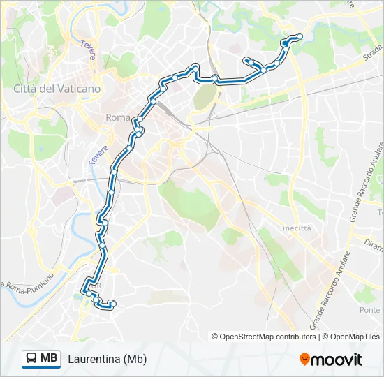 MB Bus Line Map
