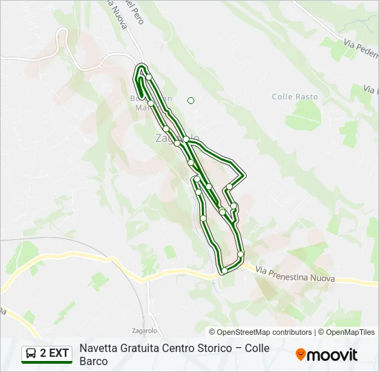 2 EXT Bus Line Map