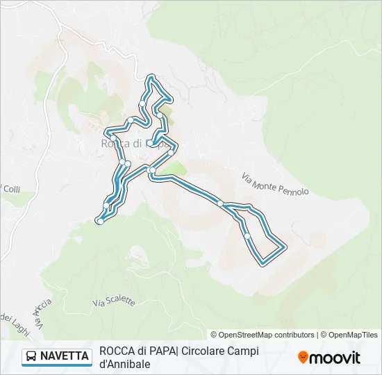NAVETTA Bus Line Map