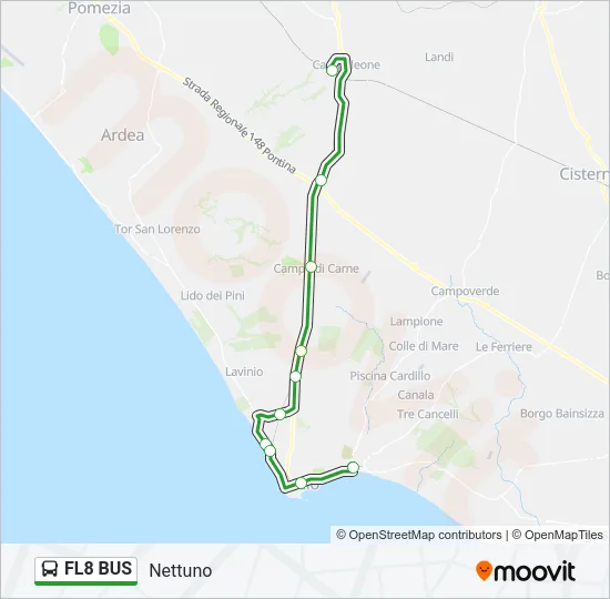 FL8 BUS Bus Line Map