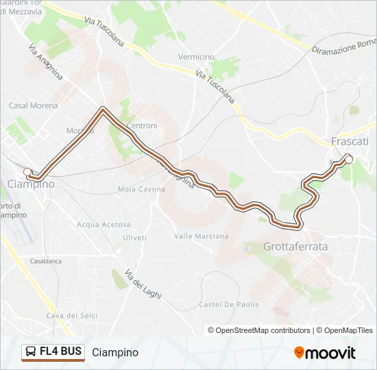 FL4 BUS Bus Line Map