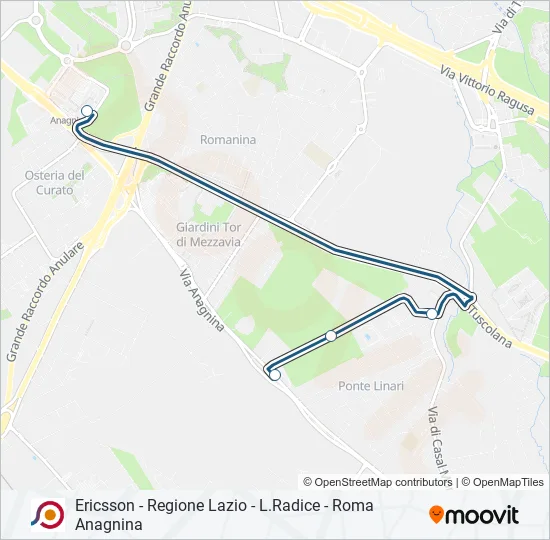 COTRAL Bus Line Map
