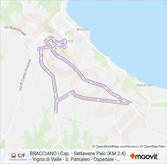 C/F Bus Line Map
