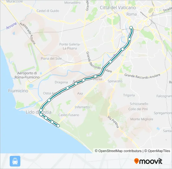 FC2 Train Line Map