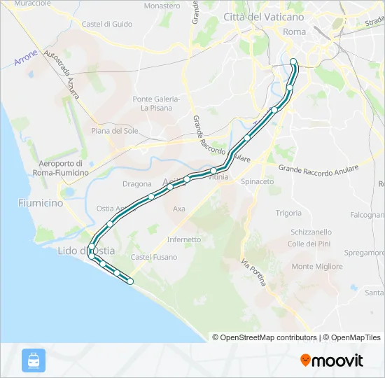 FC2 Train Line Map