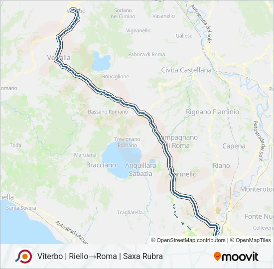 COTRAL Bus Line Map
