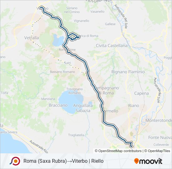 COTRAL bus Line Map