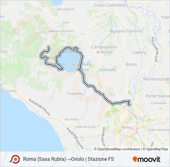 COTRAL bus Line Map