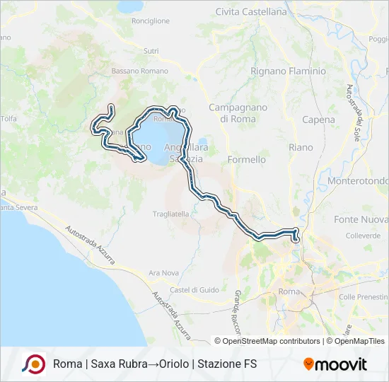 COTRAL Bus Line Map