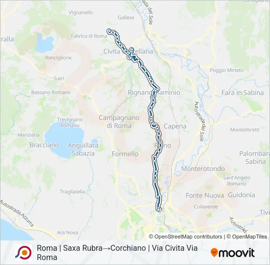 COTRAL Bus Line Map