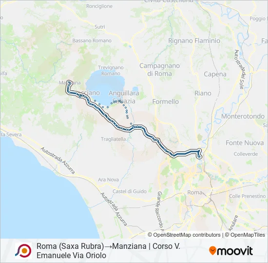 COTRAL Bus Line Map