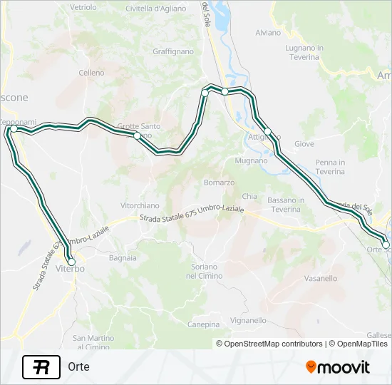 R Train Line Map