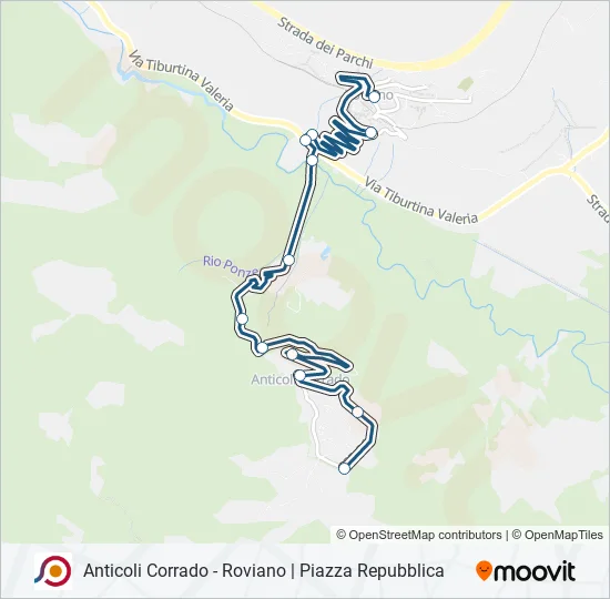 COTRAL Bus Line Map