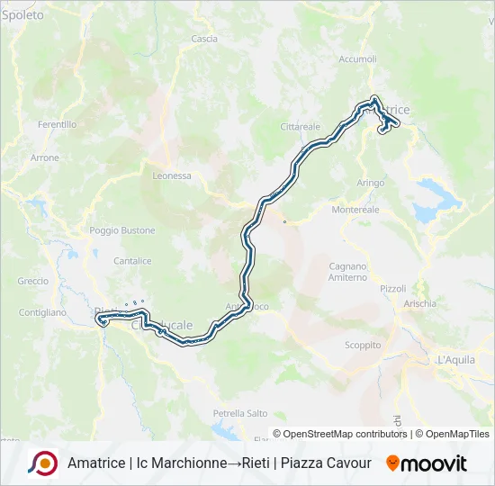 COTRAL Bus Line Map