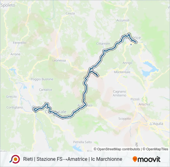 COTRAL Bus Line Map