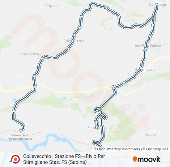 COTRAL Bus Line Map
