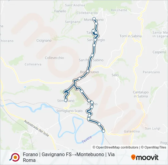 COTRAL Bus Line Map