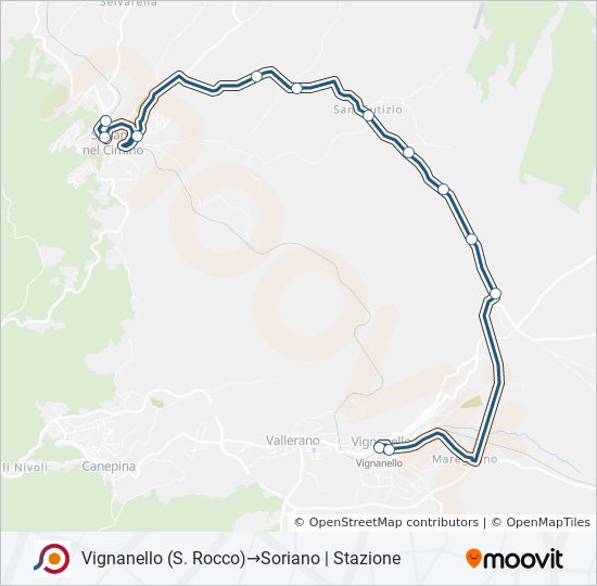 COTRAL bus Line Map