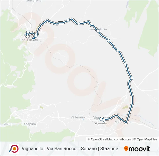 COTRAL Bus Line Map