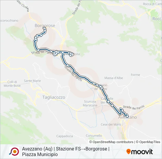 COTRAL Bus Line Map