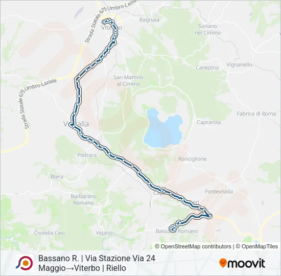 COTRAL Bus Line Map