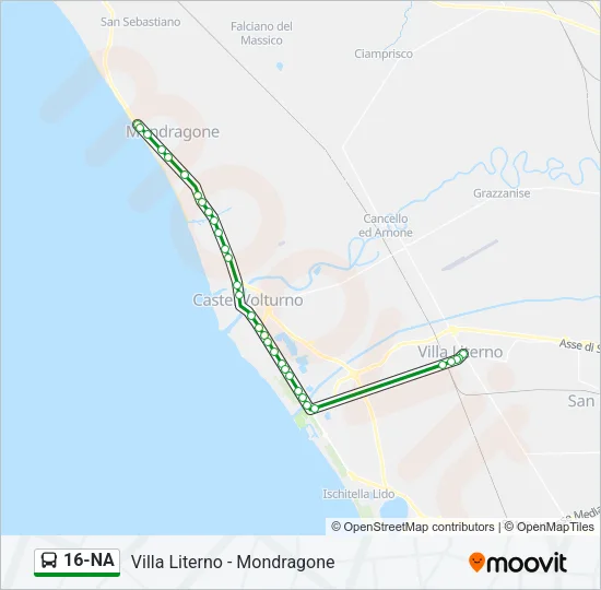 16-NA Bus Line Map