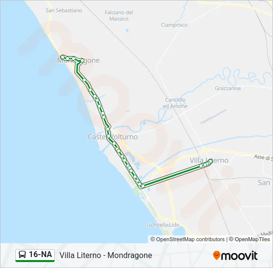 16-NA Bus Line Map