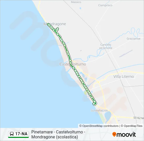 17-NA Bus Line Map