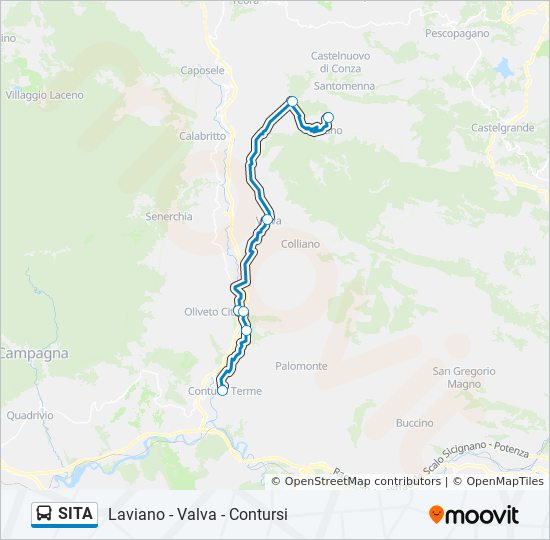 SITA bus Line Map