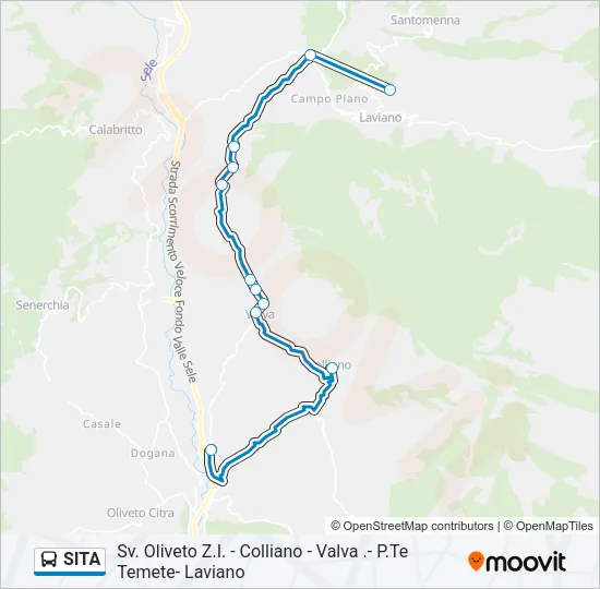 SITA Bus Line Map