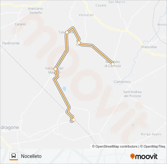 ANGELINO Bus Line Map
