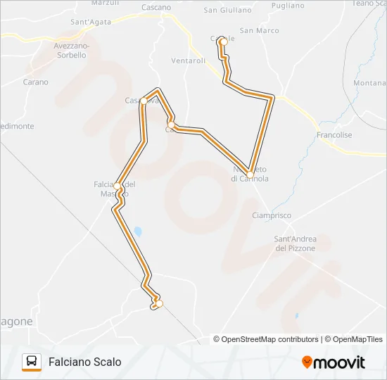 ANGELINO Bus Line Map