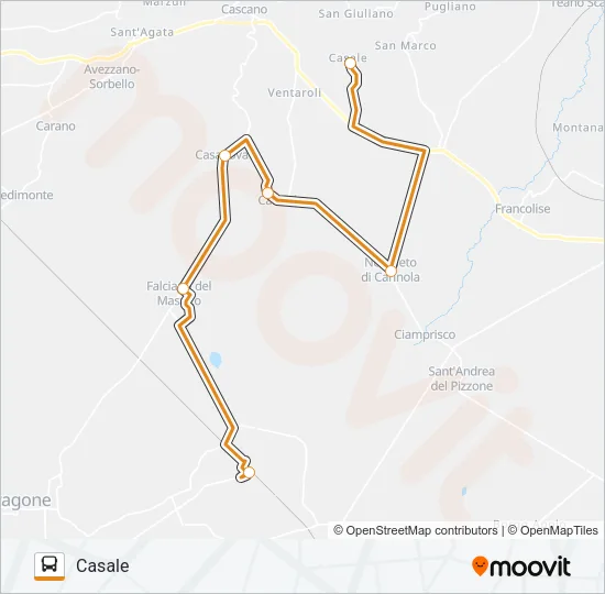 ANGELINO Bus Line Map