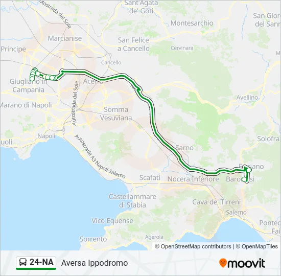 24-NA Bus Line Map