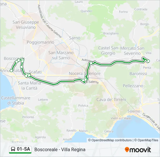 01-SA Bus Line Map