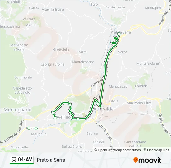 04-AV Bus Line Map