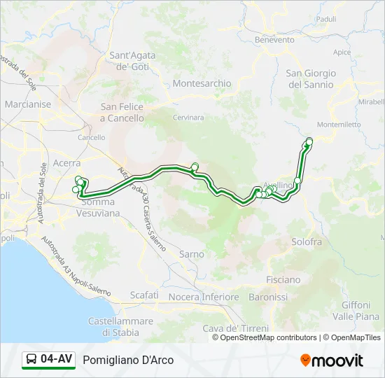 04-AV Bus Line Map