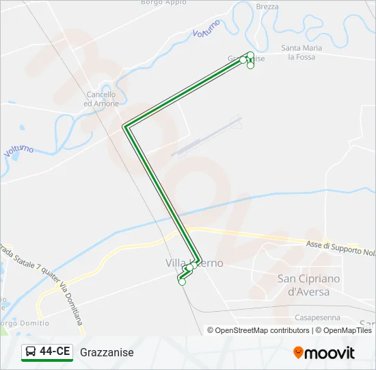 44-CE Bus Line Map