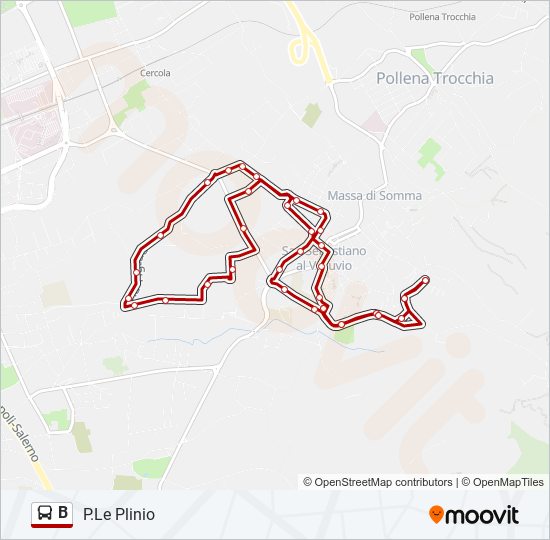 B bus Line Map