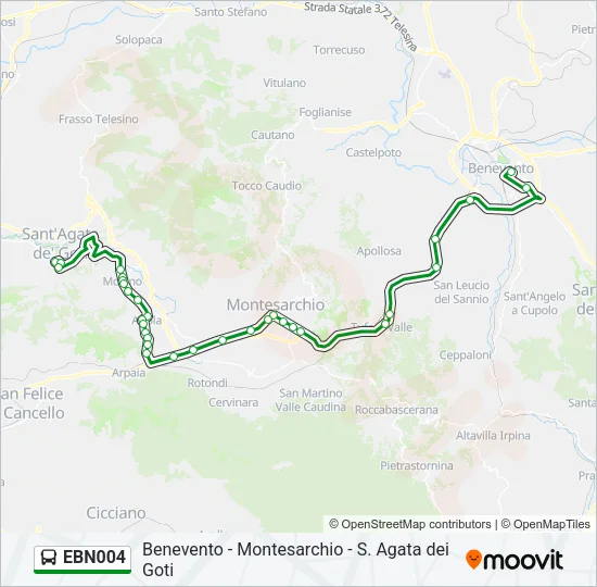 EBN004 Bus Line Map
