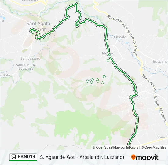 EBN014 Bus Line Map