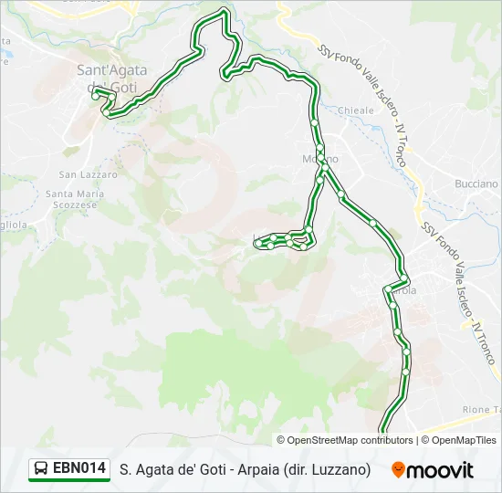 EBN014 Bus Line Map