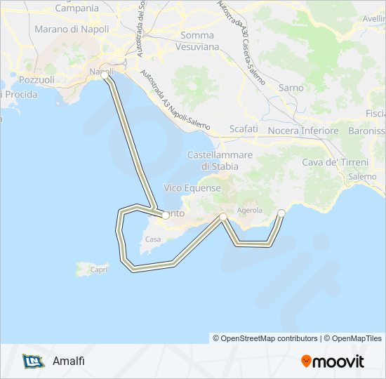 NLG ferry Line Map
