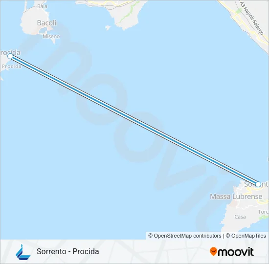 ALILAUR Ferry Line Map