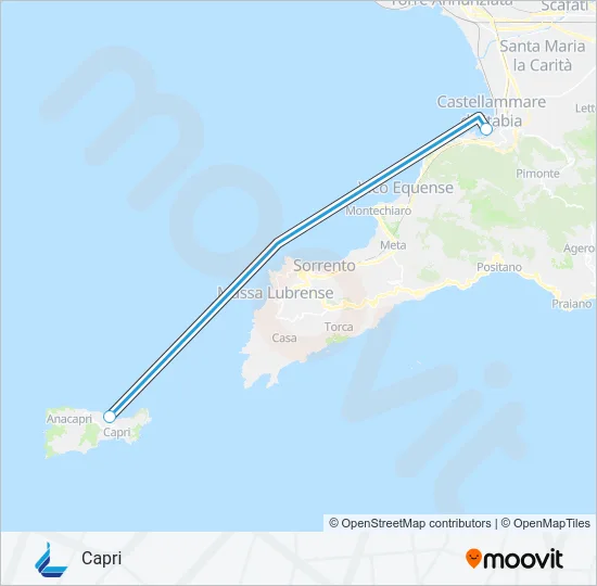 ALILAUR Ferry Line Map