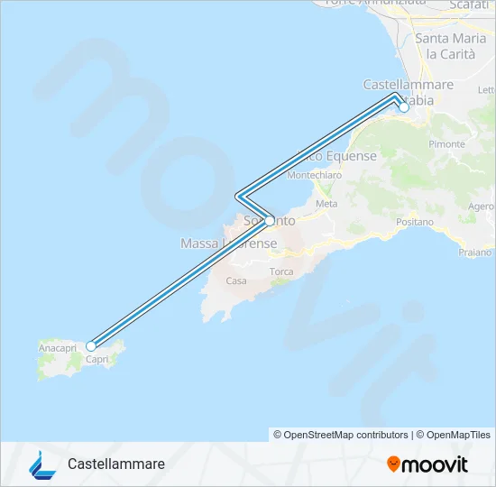 ALILAUR Ferry Line Map